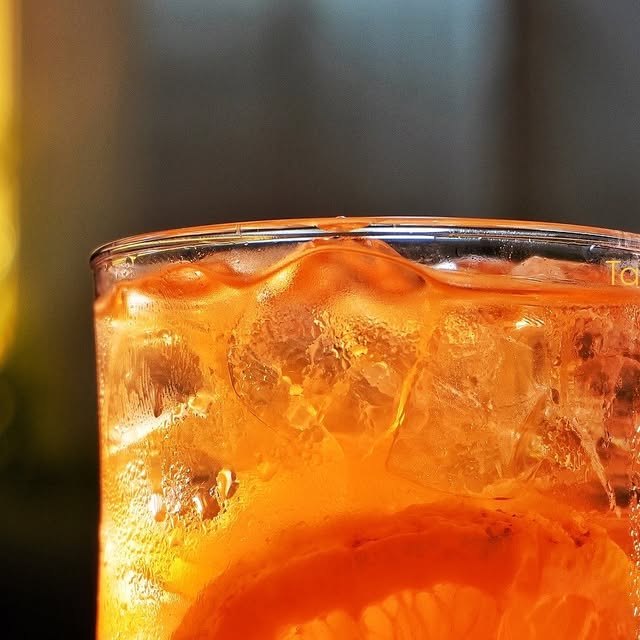 An iced cocktail at Tatli